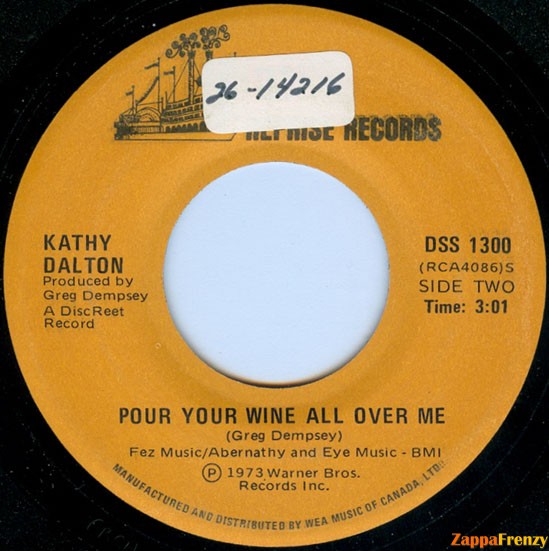 Pour Your Wine All Over Me